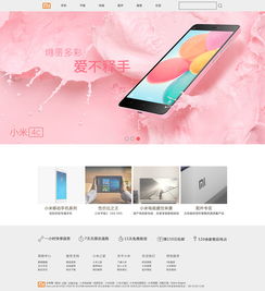 小練習 小米官網設計與制作